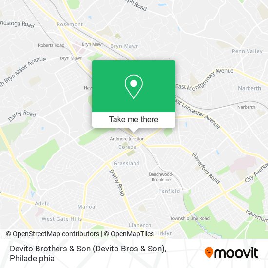 Mapa de Devito Brothers & Son (Devito Bros & Son)