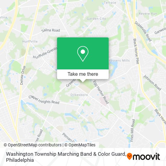 Mapa de Washington Township Marching Band & Color Guard