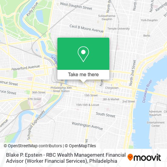 Mapa de Blake P. Epstein - RBC Wealth Management Financial Advisor (Worker Financial Services)