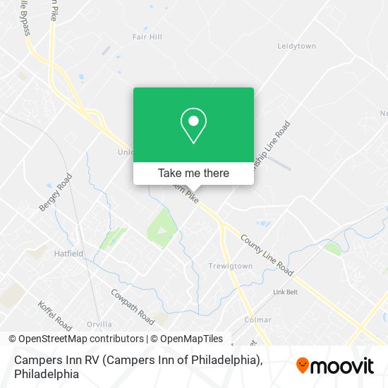 Campers Inn RV (Campers Inn of Philadelphia) map