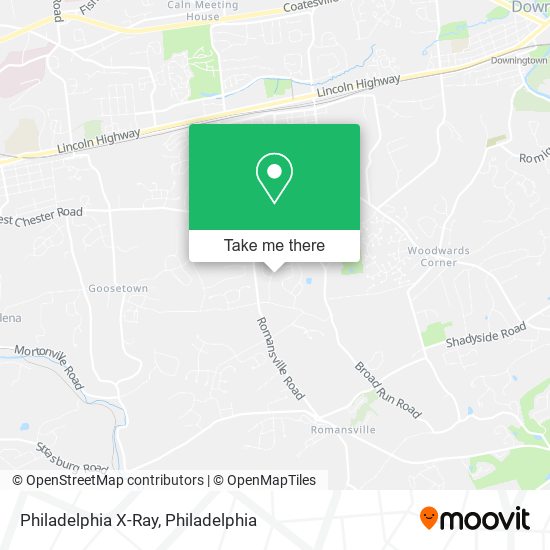 Philadelphia X-Ray map