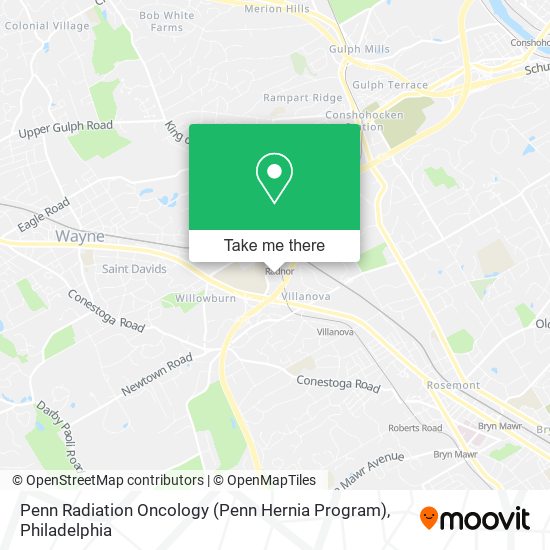 Penn Radiation Oncology (Penn Hernia Program) map