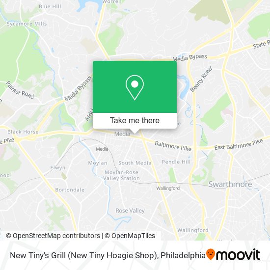 New Tiny's Grill (New Tiny Hoagie Shop) map