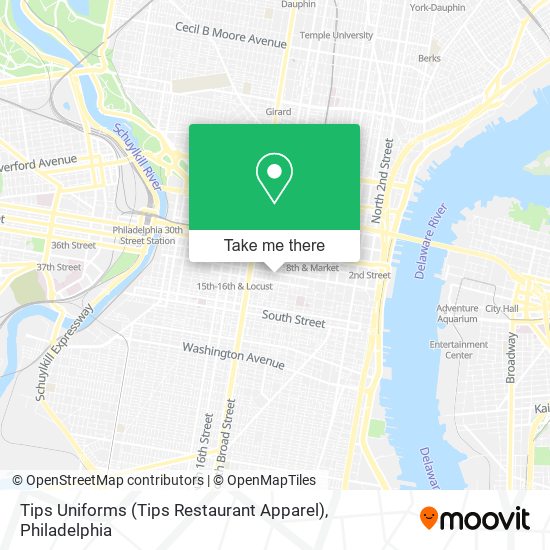 Tips Uniforms (Tips Restaurant Apparel) map