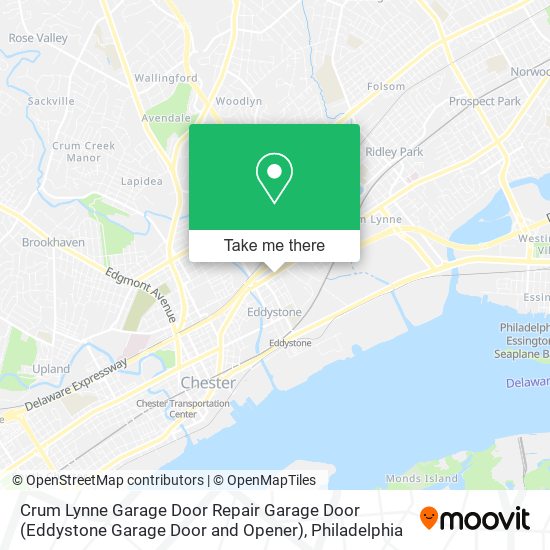 Crum Lynne Garage Door Repair Garage Door (Eddystone Garage Door and Opener) map