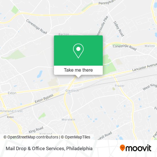 Mail Drop & Office Services map