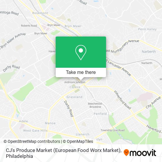 CJ's Produce Market (European Food Worx Market) map