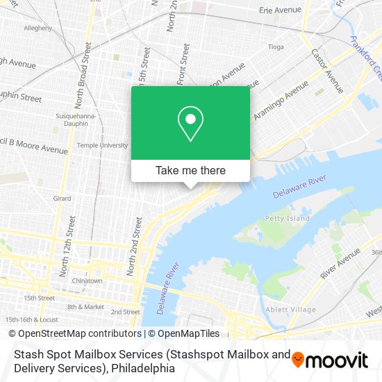 Mapa de Stash Spot Mailbox Services (Stashspot Mailbox and Delivery Services)