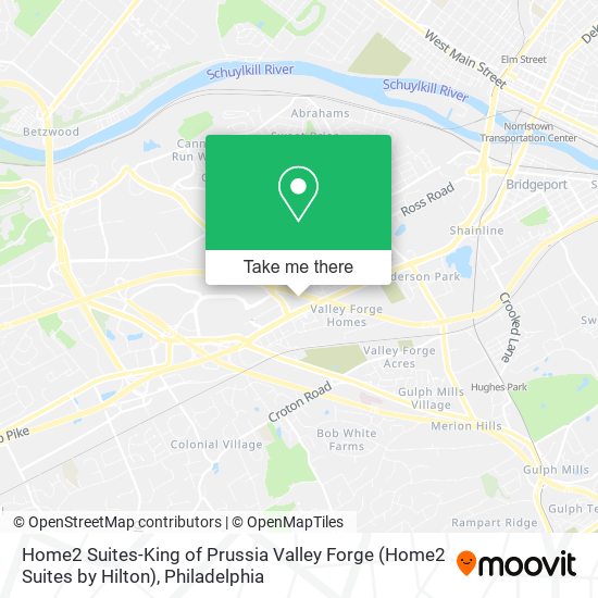 Mapa de Home2 Suites-King of Prussia Valley Forge (Home2 Suites by Hilton)