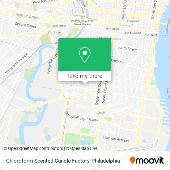 Chloroform Scented Candle Factory map