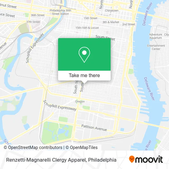 Renzetti-Magnarelli Clergy Apparel map