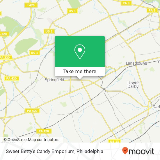 Mapa de Sweet Betty's Candy Emporium