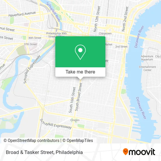 Broad & Tasker Street map