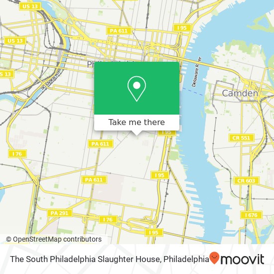 The South Philadelphia Slaughter House map