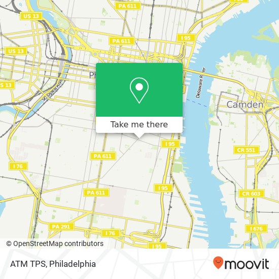 Mapa de ATM TPS