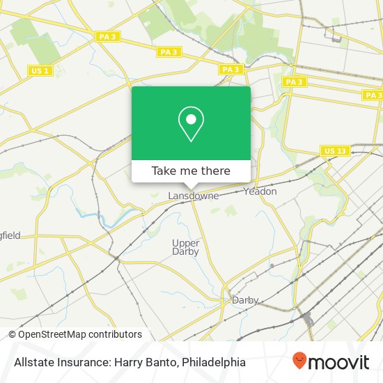 Allstate Insurance: Harry Banto map