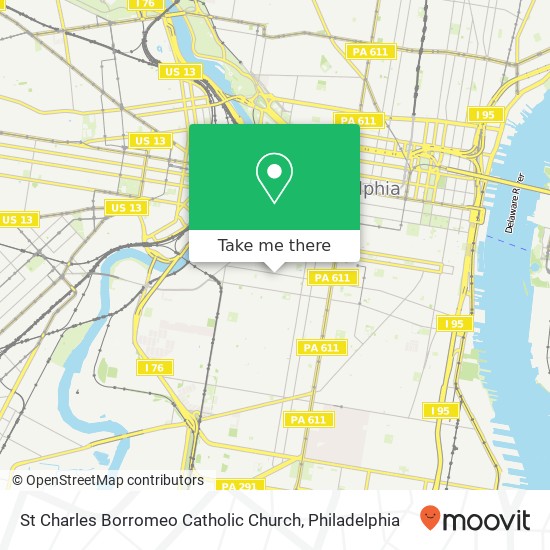 St Charles Borromeo Catholic Church map