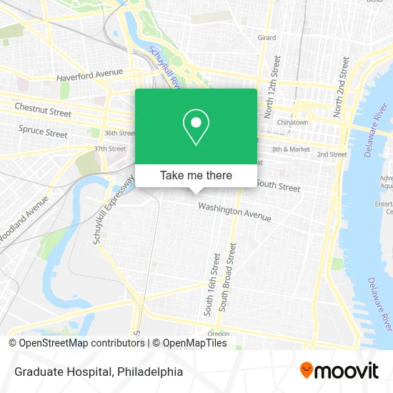 Graduate Hospital map