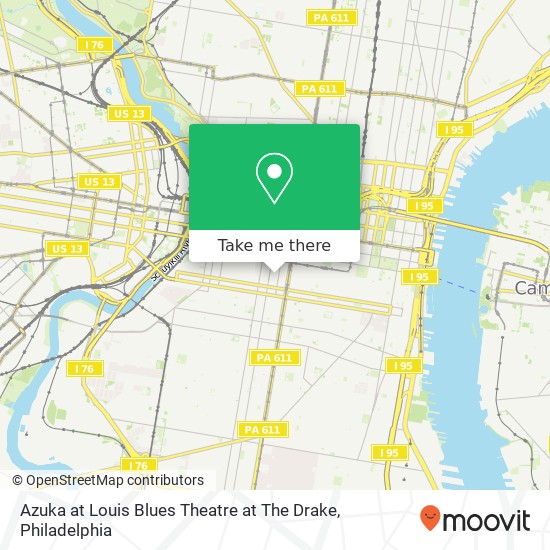 Mapa de Azuka at Louis Blues Theatre at The Drake