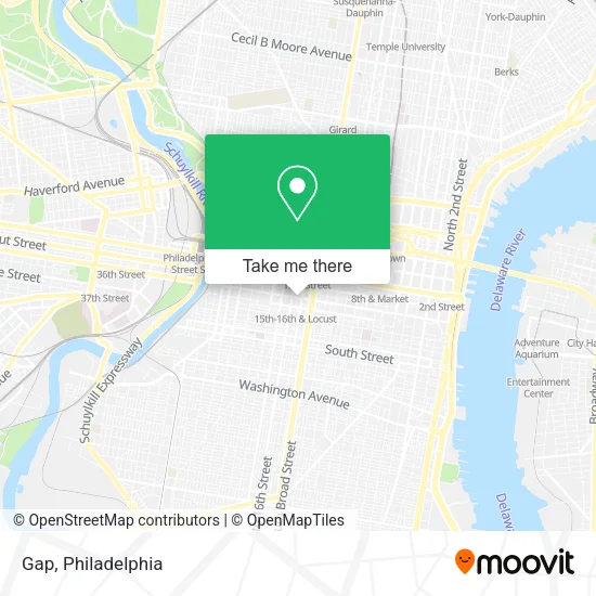 Gap map