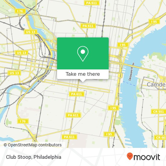 Club Stoop map
