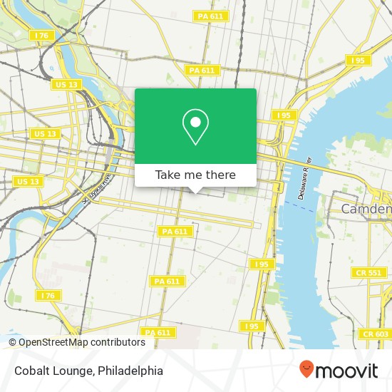 Mapa de Cobalt Lounge