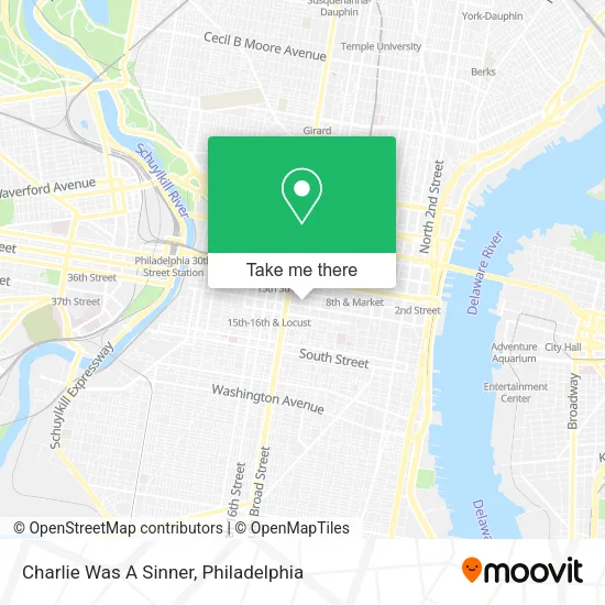 Charlie Was A Sinner map