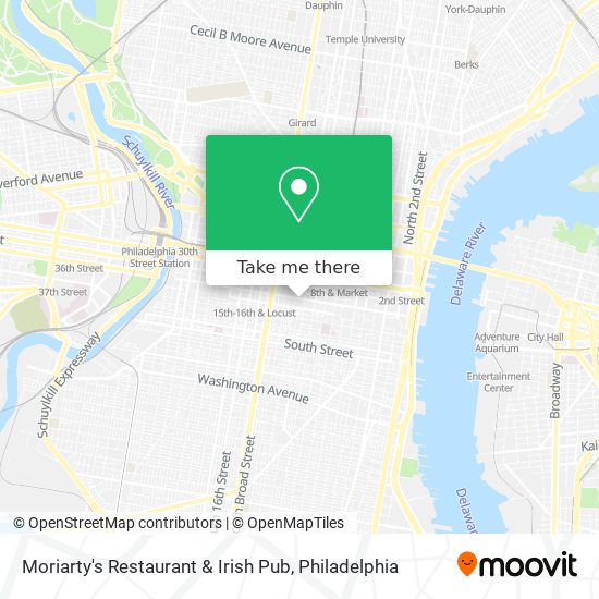 Moriarty's Restaurant & Irish Pub map