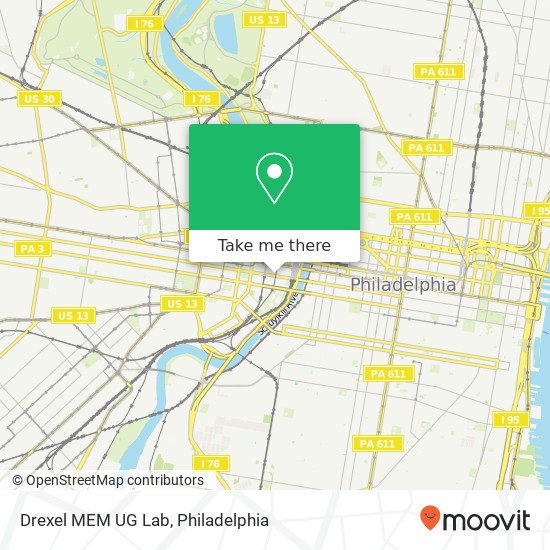 Drexel MEM UG Lab map