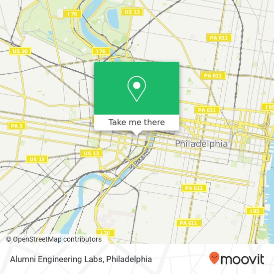 Alumni Engineering Labs map