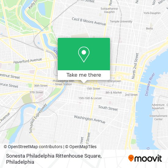 Mapa de Sonesta Philadelphia Rittenhouse Square