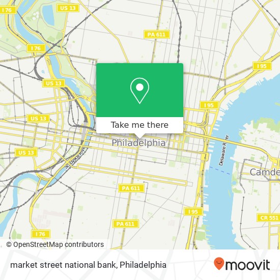 Mapa de market street national bank