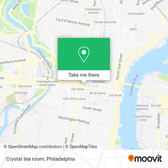 Crystal tea room map