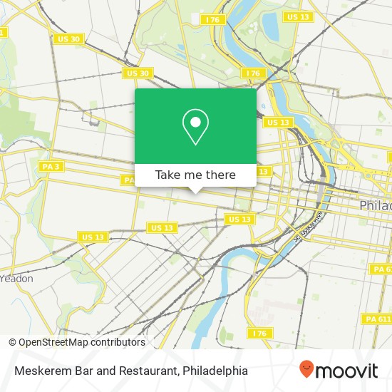 Mapa de Meskerem Bar and Restaurant