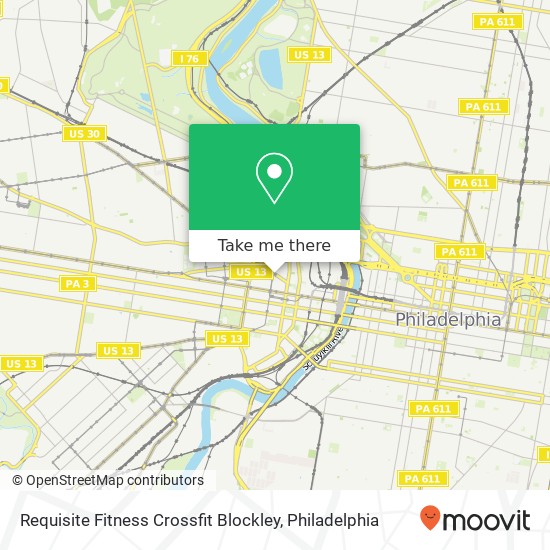 Requisite Fitness Crossfit Blockley map