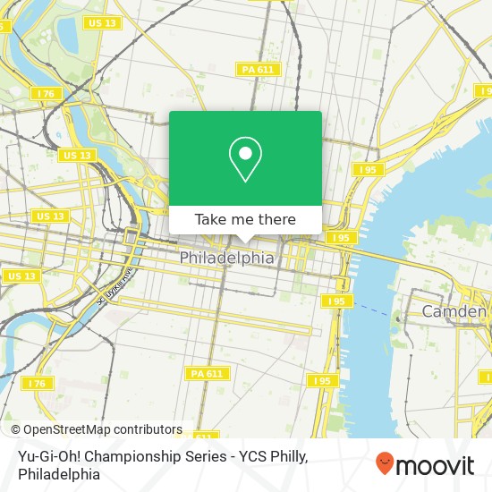 Yu-Gi-Oh! Championship Series - YCS Philly map