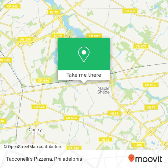 Tacconelli's Pizzeria map