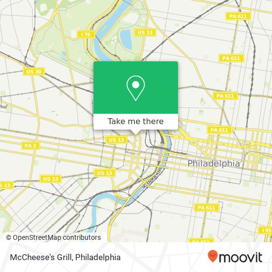 McCheese's Grill map