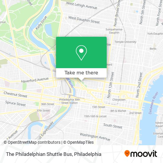 Mapa de The Philadelphian Shuttle Bus