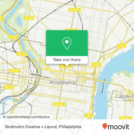 Skidmutro Creative + Layout map