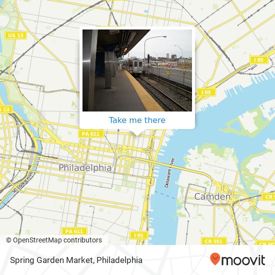 Spring Garden Market map