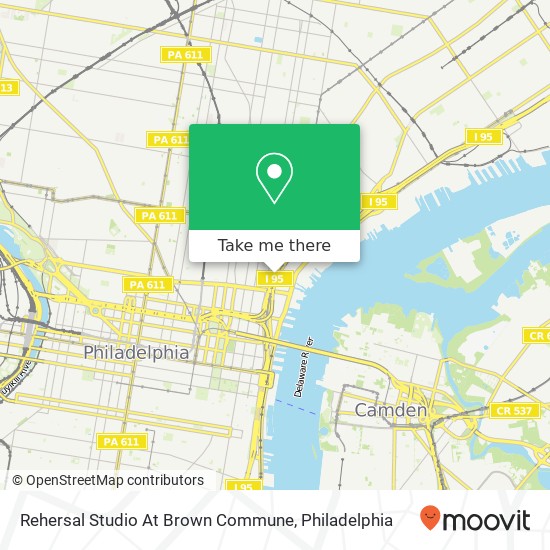 Rehersal Studio At Brown Commune map