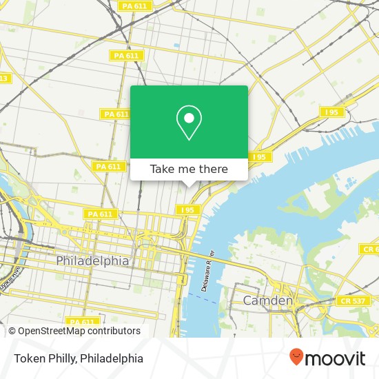 Mapa de Token Philly
