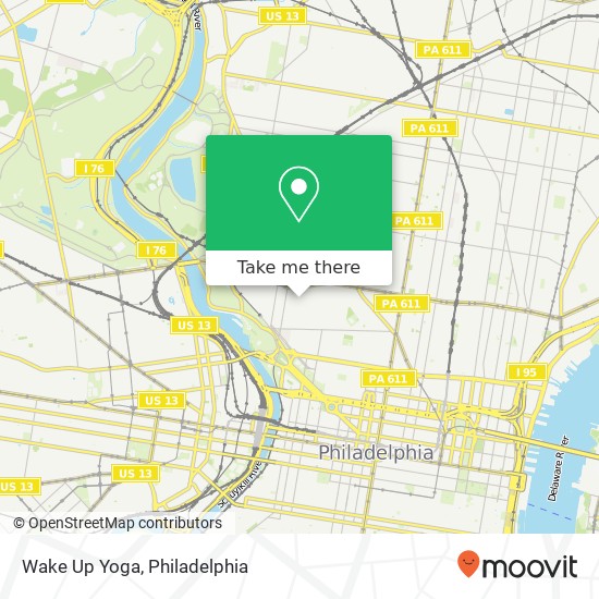 Wake Up Yoga map