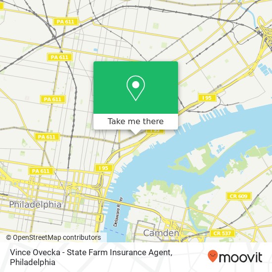 Vince Ovecka - State Farm Insurance Agent map