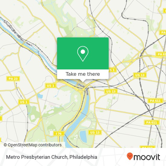 Metro Presbyterian Church map