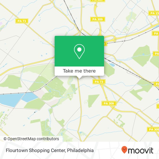 Flourtown Shopping Center map