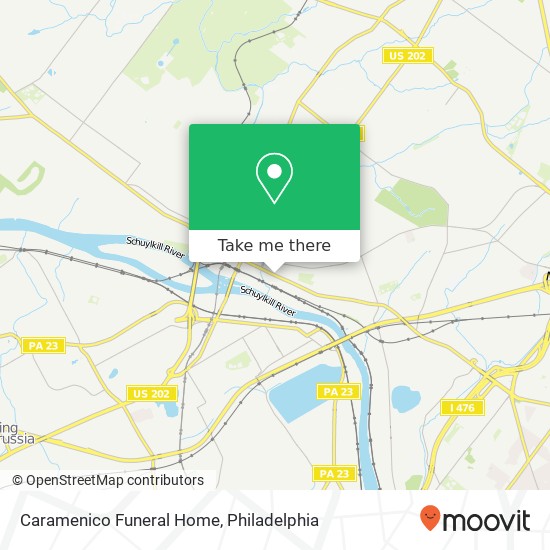 Caramenico Funeral Home map