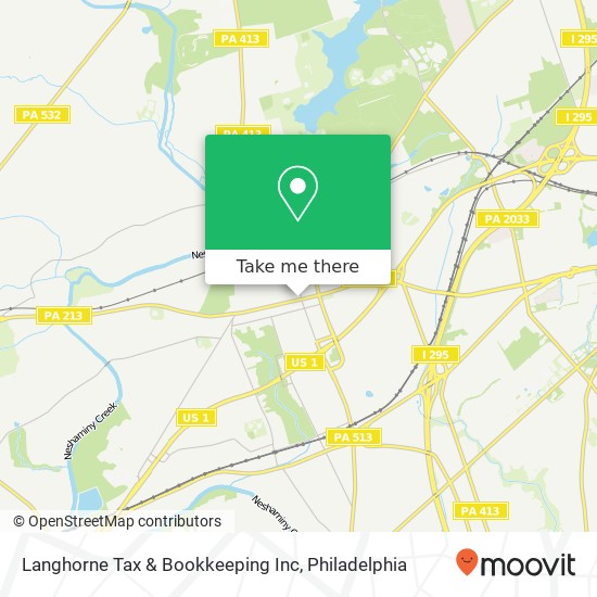 Langhorne Tax & Bookkeeping Inc map