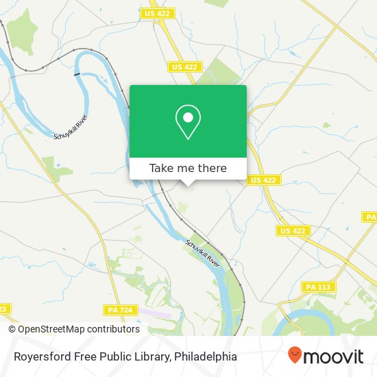 Mapa de Royersford Free Public Library